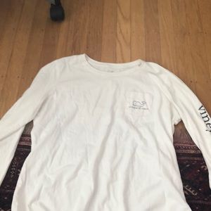 Vineyard vines graphic white long sleeve